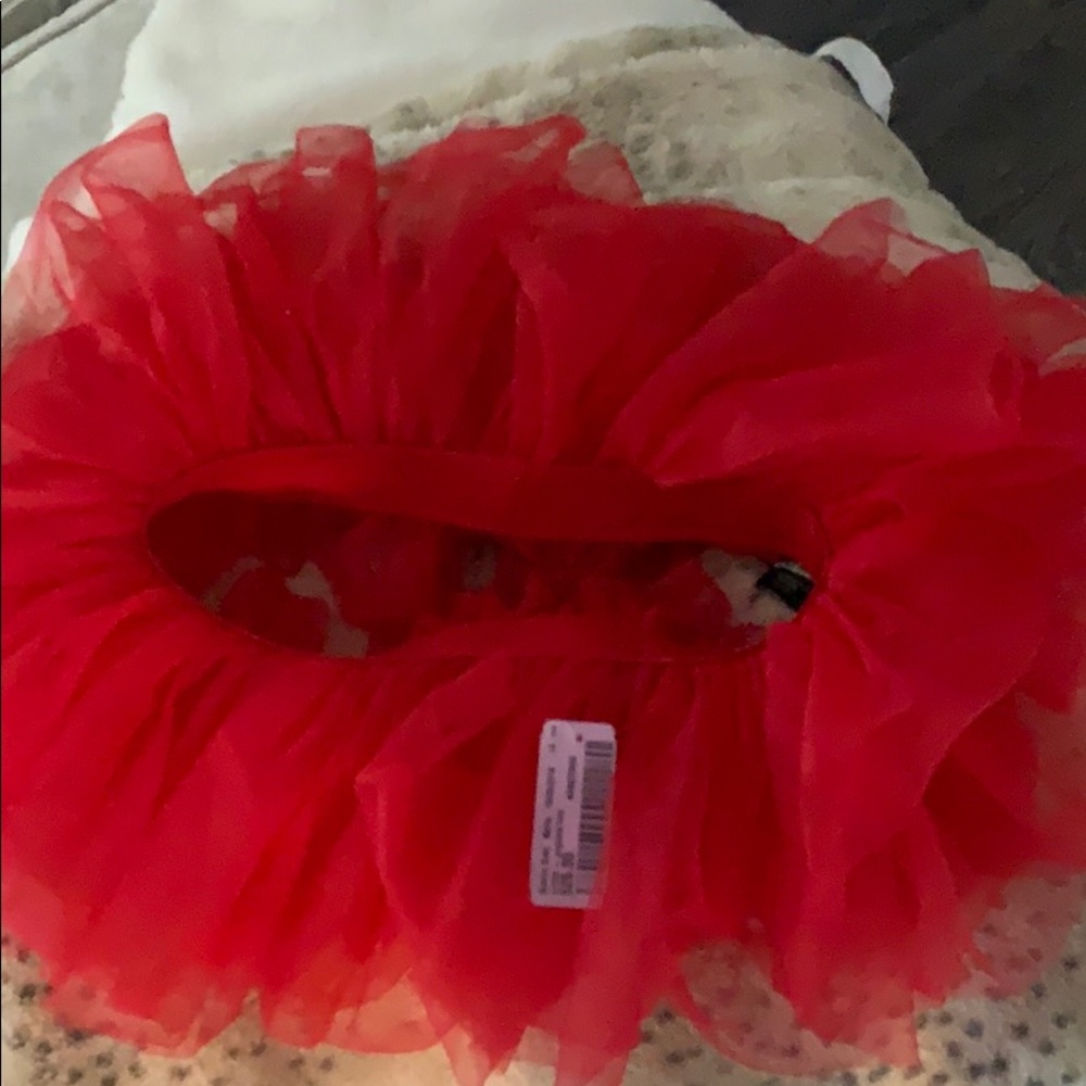 NWT Red leg Avenue Tutu Costume Piece